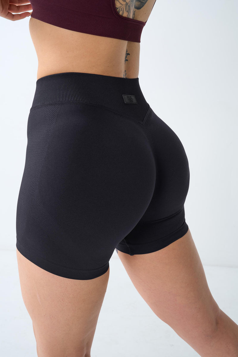 Coreform V2 Seamless Sculpting Shorts - Shadow Black view 6