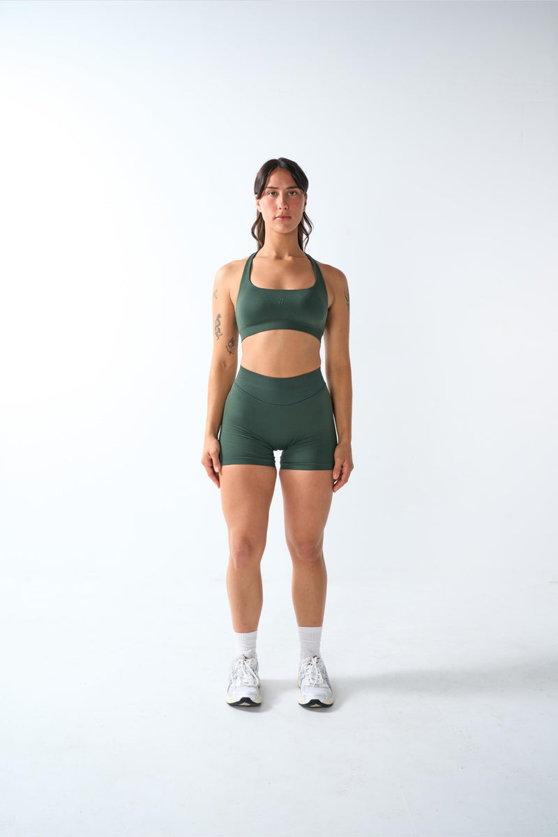 Coreform V2 Seamless Sculpting Shorts - Slate Olive view 4