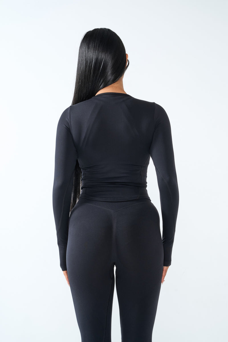 Formline Long Sleeve - Shadow Black view 4