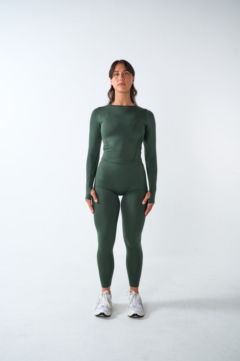 Formline Long Sleeve - Slate Olive view 4