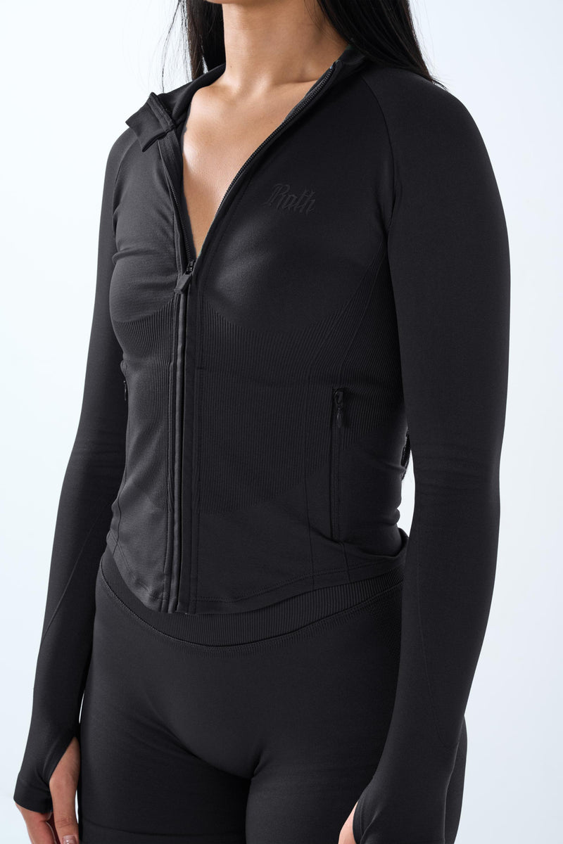 Frame Jacket - Shadow Black view 2