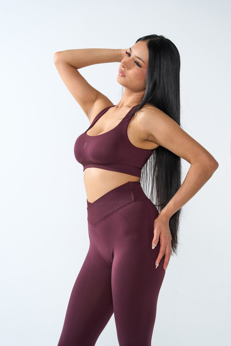 Reign Bra - Obsidian Plum view 3