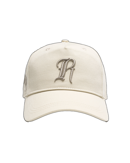 RC Embroidered Structured Strapback Cap in Desert Clay front view